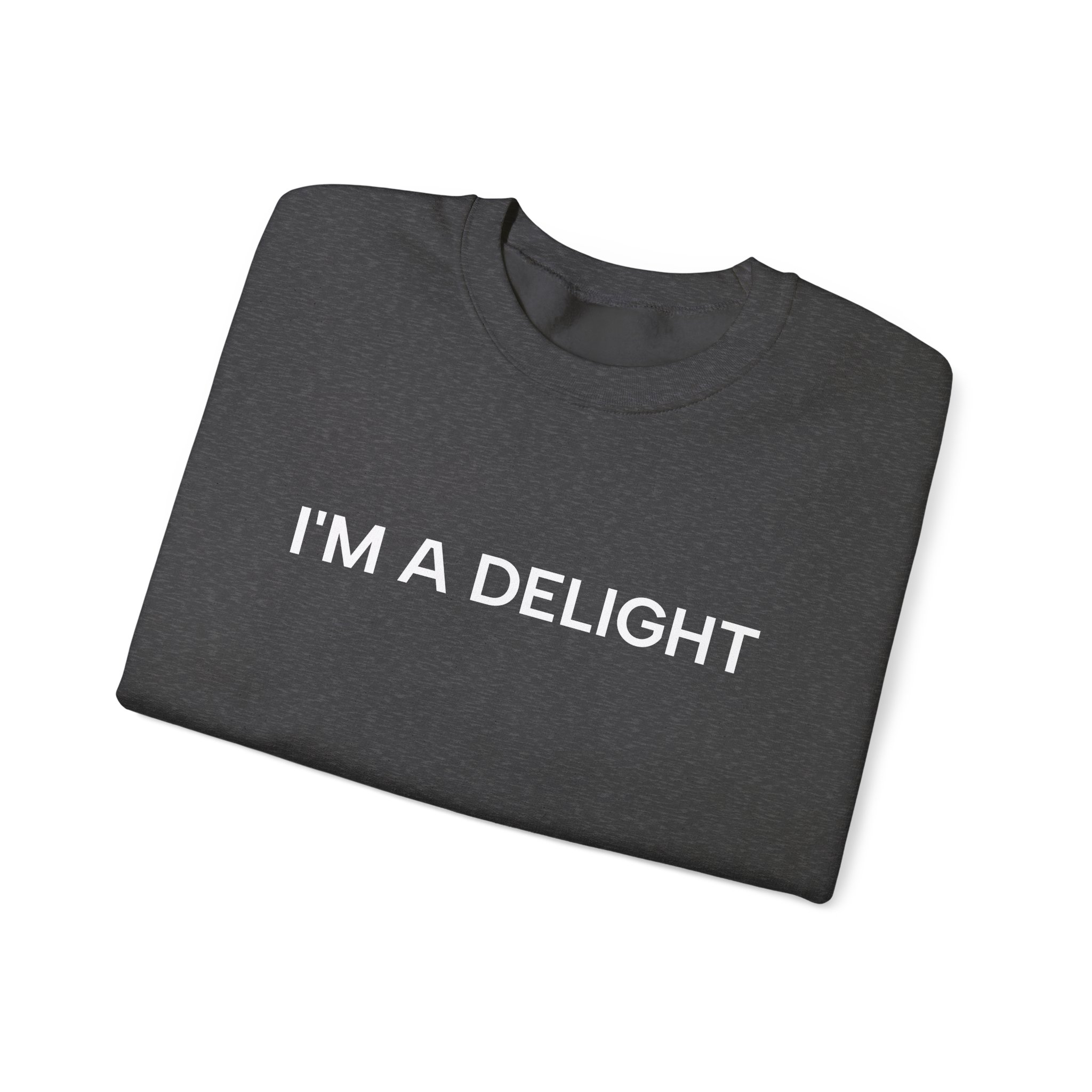 I'm a Delight Sweatshirt, Funny Cozy Graphic Pullover - Image 15