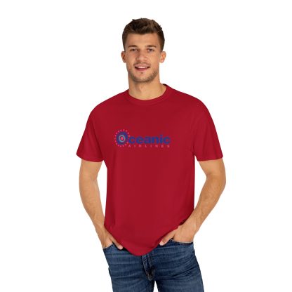 Lost Airline Unisex Garment-Dyed T-shirt, TV Show Tee, Vintage Plane Top, Flight Crew Gift, Travel Shirt - Image 64