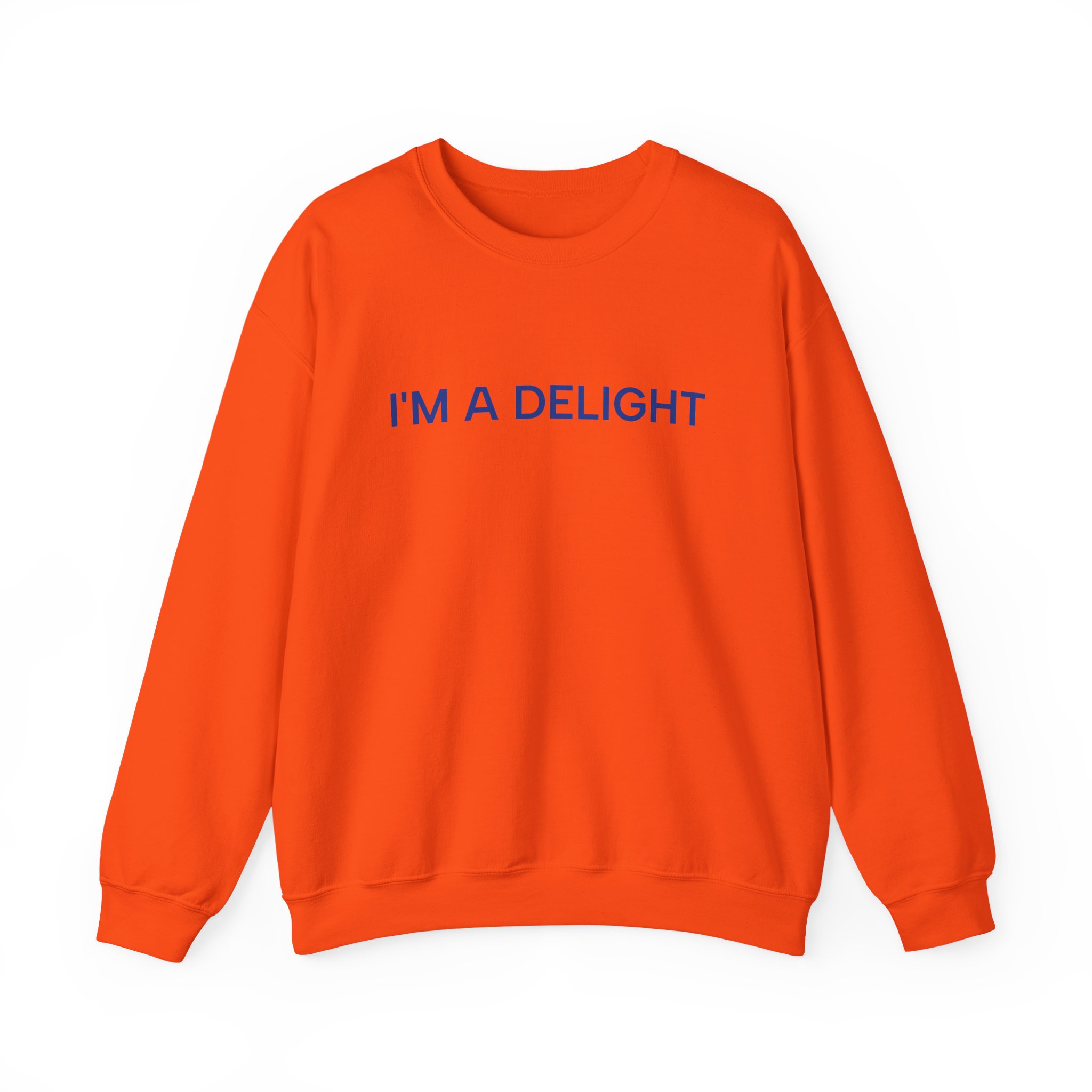 I'm a Delight Sweatshirt, Funny Cozy Graphic Pullover
