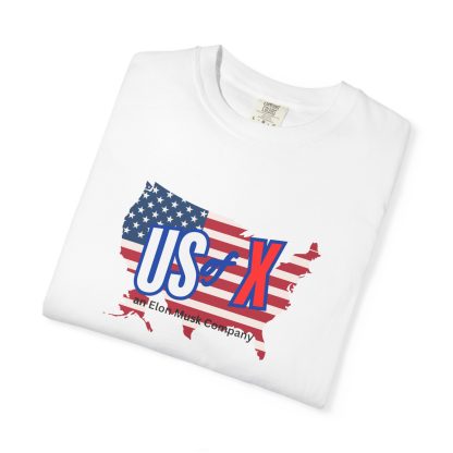 US of X - Political Parody T-Shirt | Elon Musk Satire - Image 3