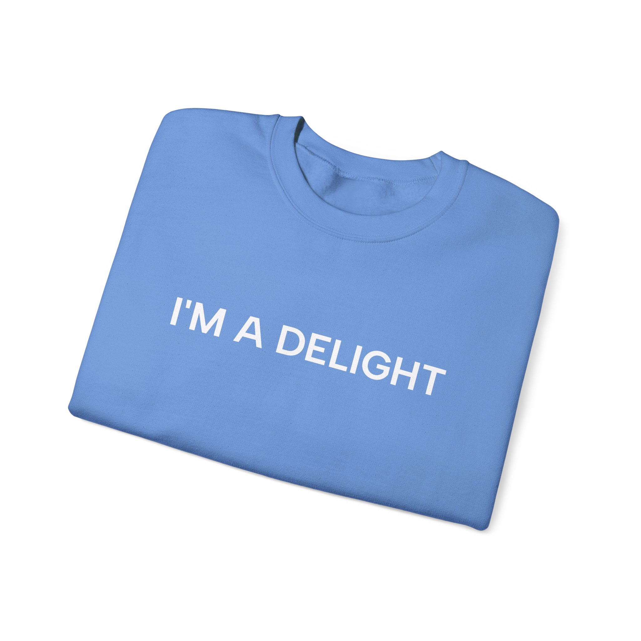 I'm a Delight Sweatshirt, Funny Cozy Graphic Pullover - Image 23