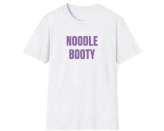 Noodle Booty Vibrant. Penny Tee. Unisex Cotton Ringer T-Shirt