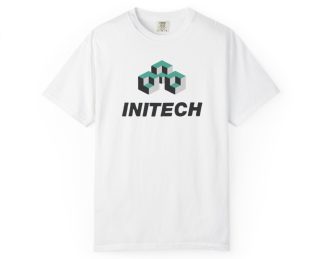 INITECH Unisex Garment-Dyed T-shirt, Office Space Tee, Vintage Movie Top, Gen X, Travel Shirt