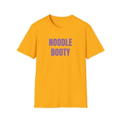 Noodle Booty Vibrant. Penny Tee. Unisex Cotton Ringer T-Shirt - Image 2