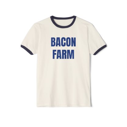 BACON FARM. Penny Tee.Unisex Cotton Ringer T-Shirt
