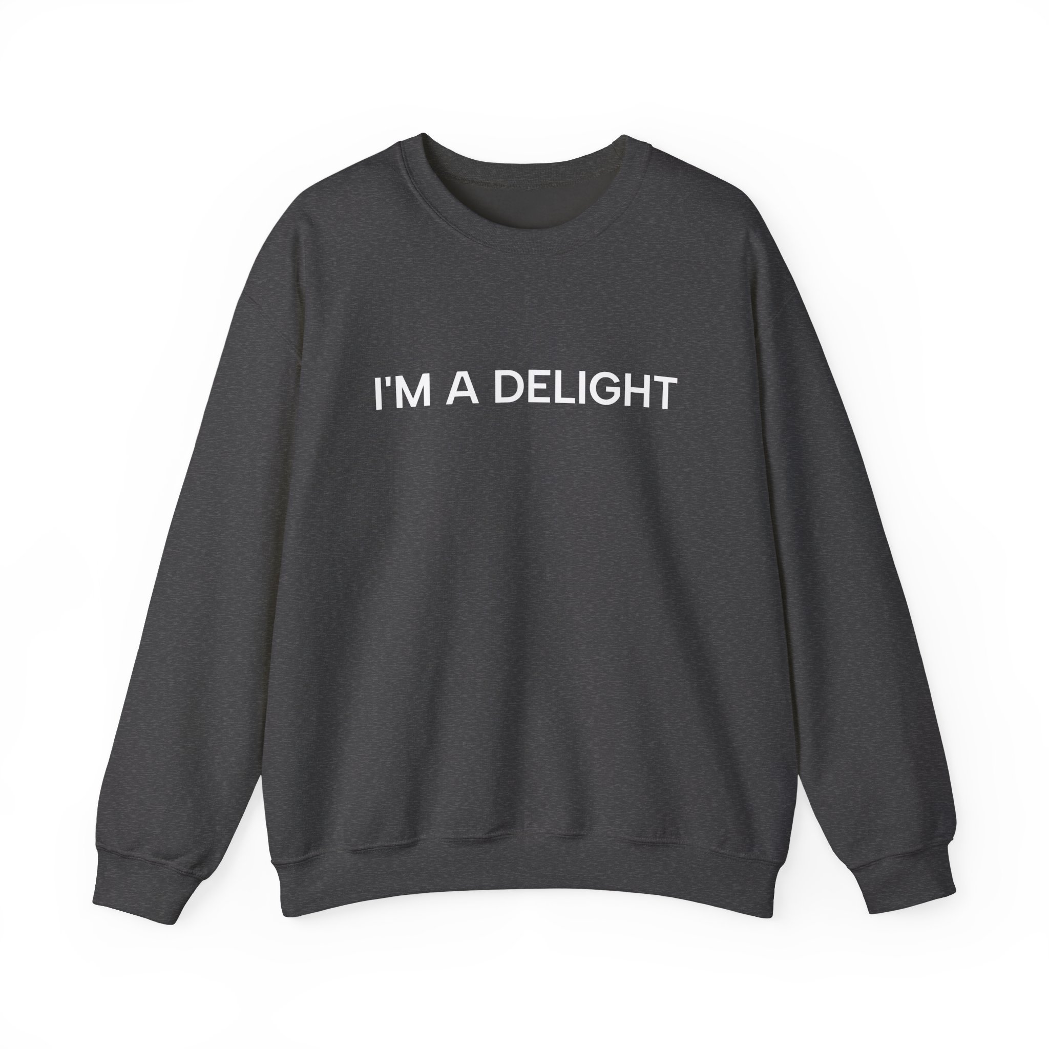 I'm a Delight Sweatshirt, Funny Cozy Graphic Pullover - Image 13