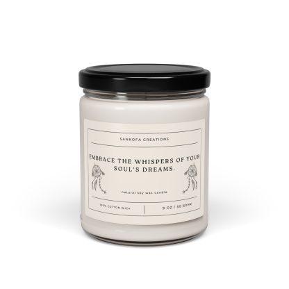 Embrace the whispers of your soul's dreams. Scented Soy Candle, 9oz