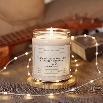 Celebrate your progress; each step matters. Scented Soy Candle, 9oz - Image 11