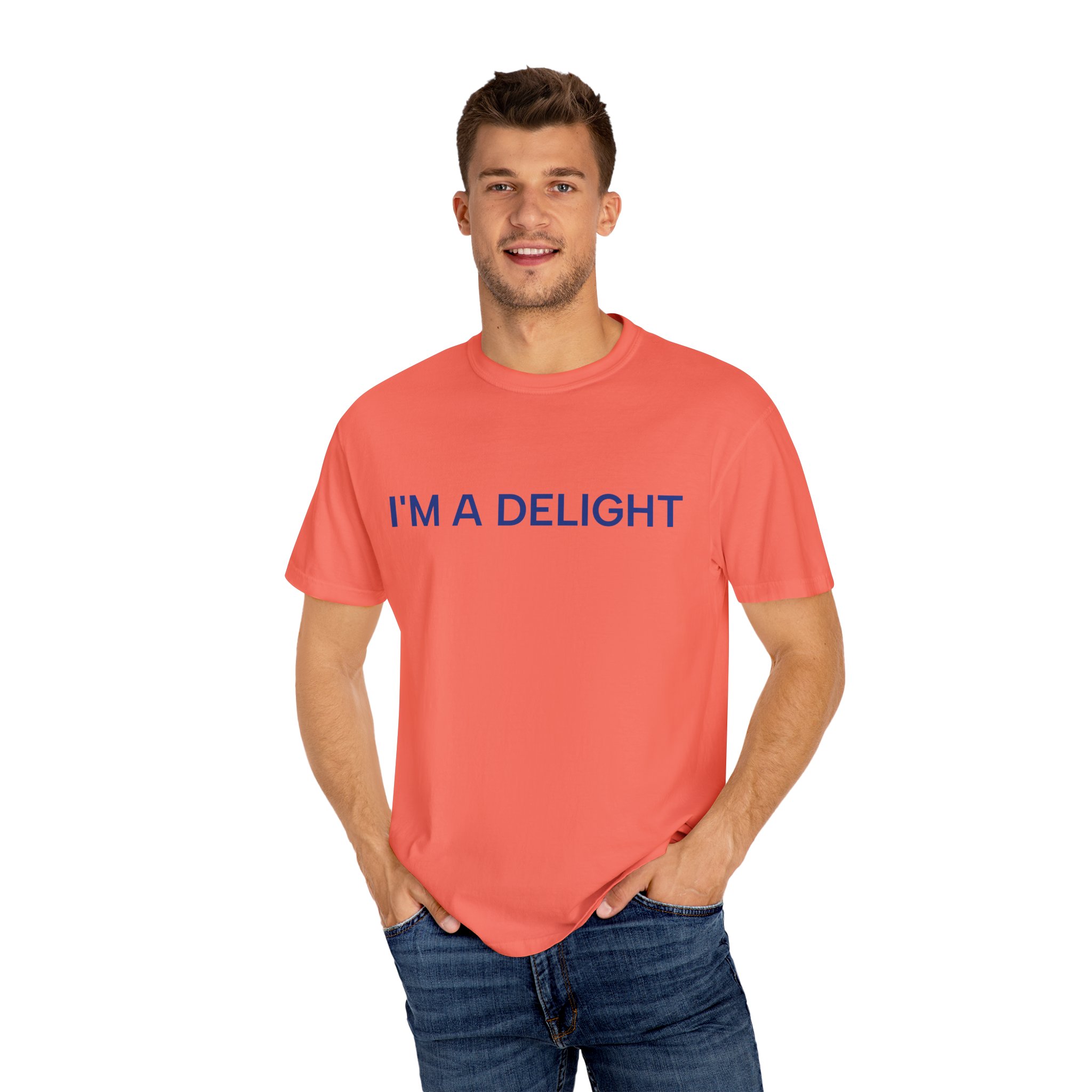 Delight T-Shirt, Funny Cozy Graphic Pullover - Image 8