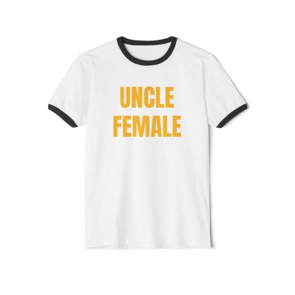 UNCLE FEMALE. Penny Tee.Unisex Cotton Ringer T-Shirt - Image 13