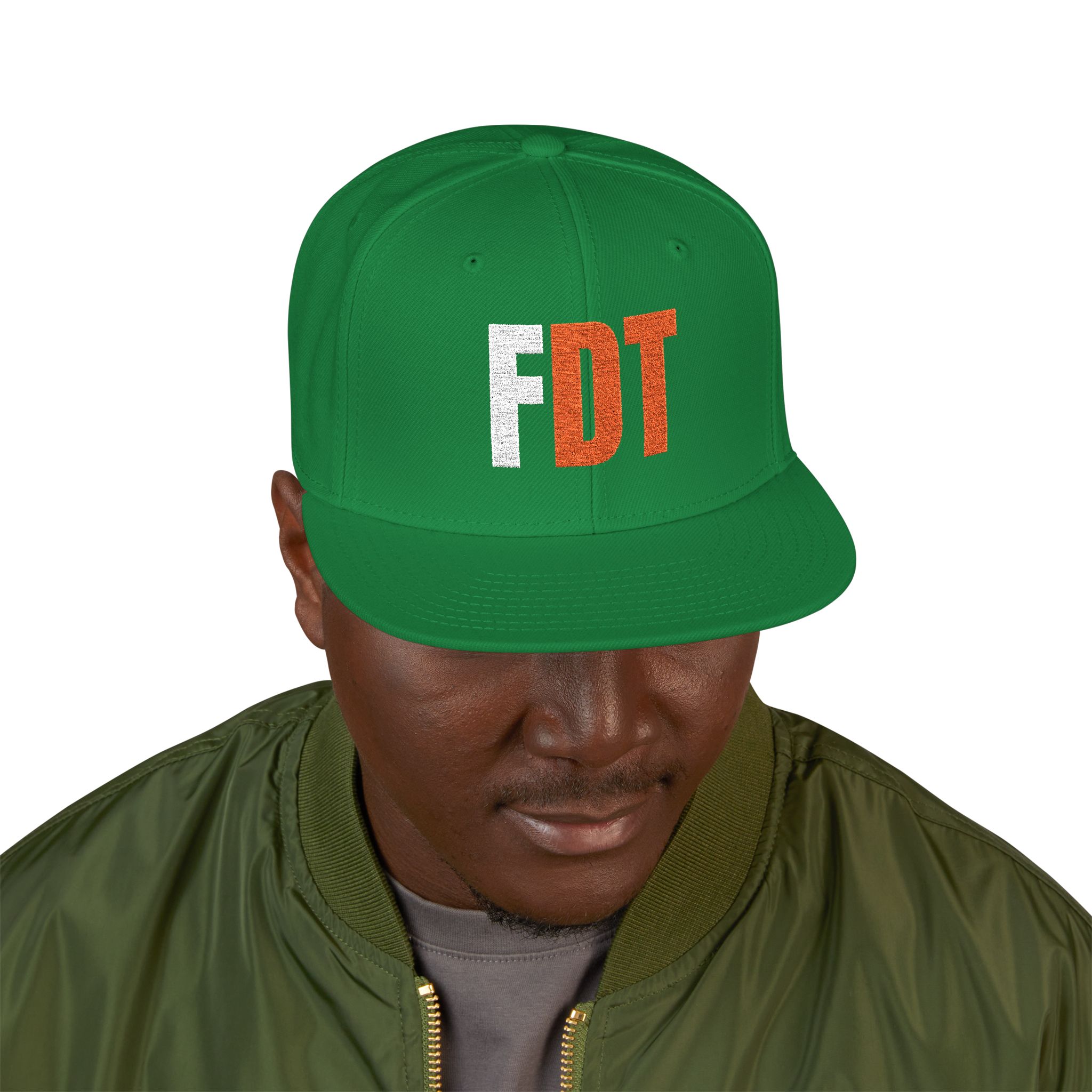 Embroidered Snapback Cap - Political Parody FDT - Forget Donald Trump Hat, Resistance Baseball Cap, Activist Headwear, Protest Snapback, - Image 11