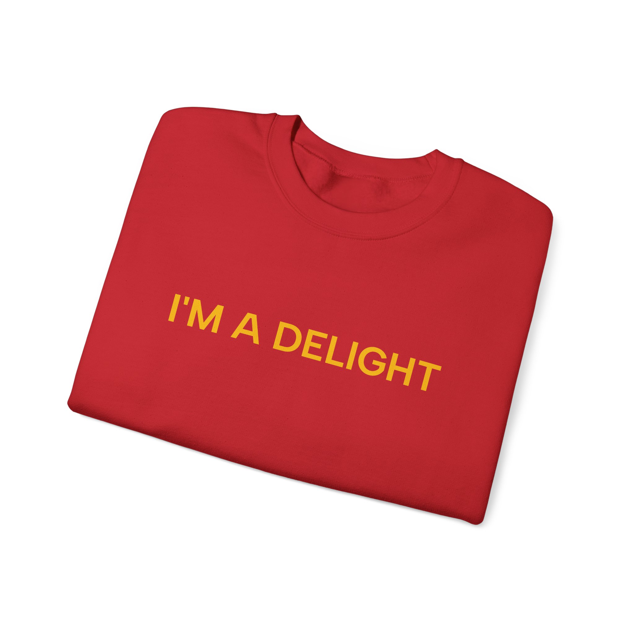 I'm a Delight Sweatshirt, Funny Cozy Graphic Pullover - Image 51