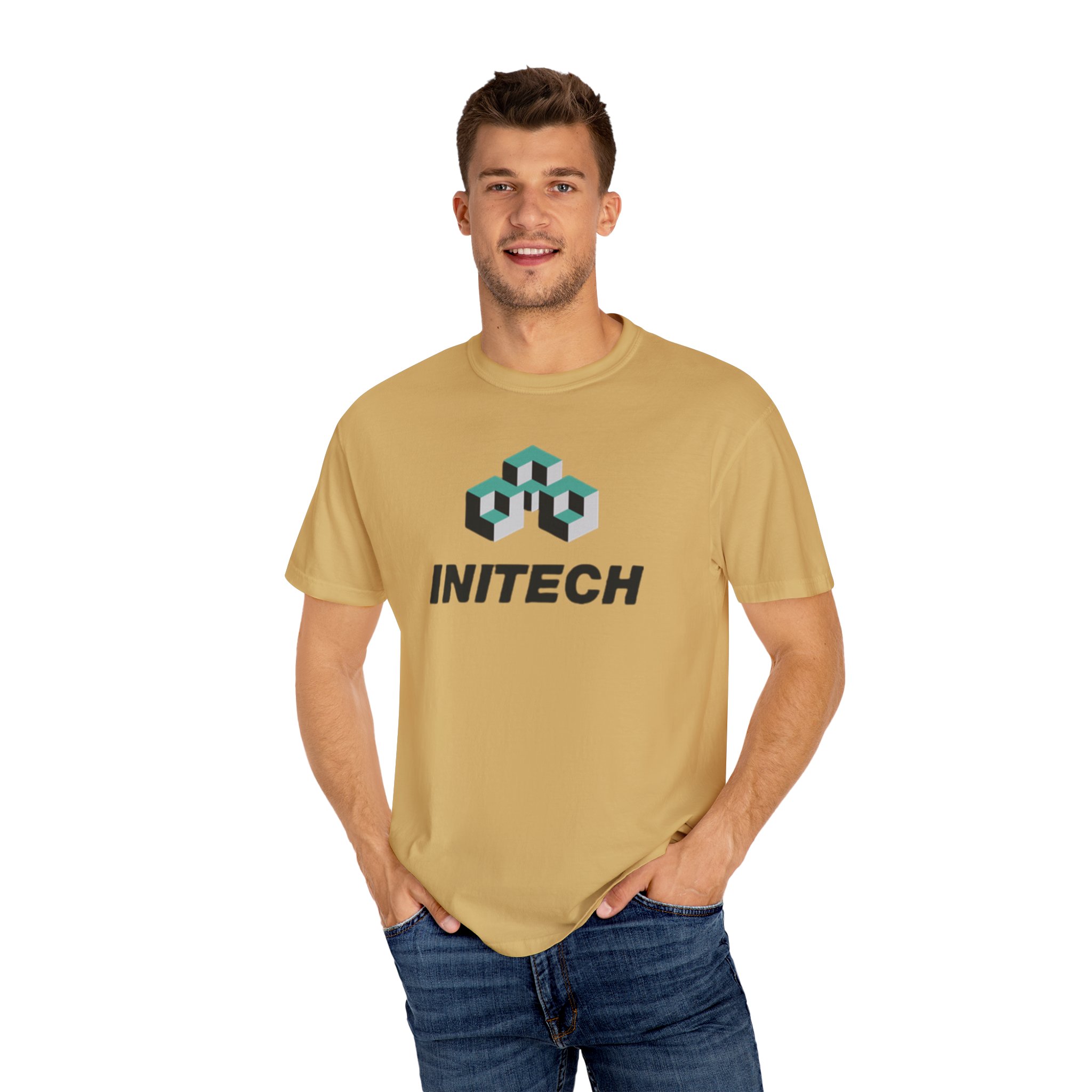 INITECH Unisex Garment-Dyed T-shirt, Office Space Tee, Vintage Movie Top, Gen X, Travel Shirt - Image 8