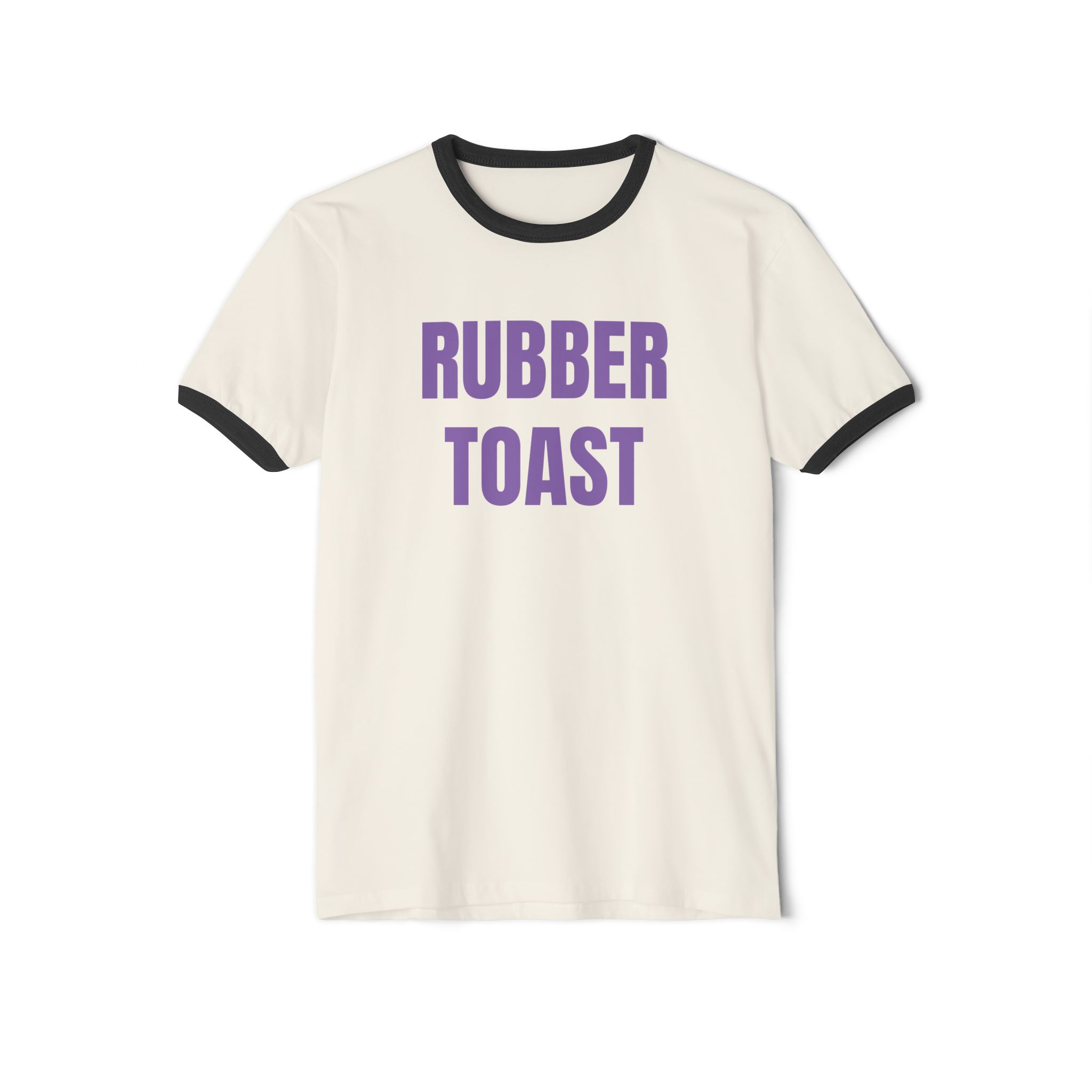 Rubber Toast. Penny Tee.Unisex Cotton Ringer T-Shirt - Image 9