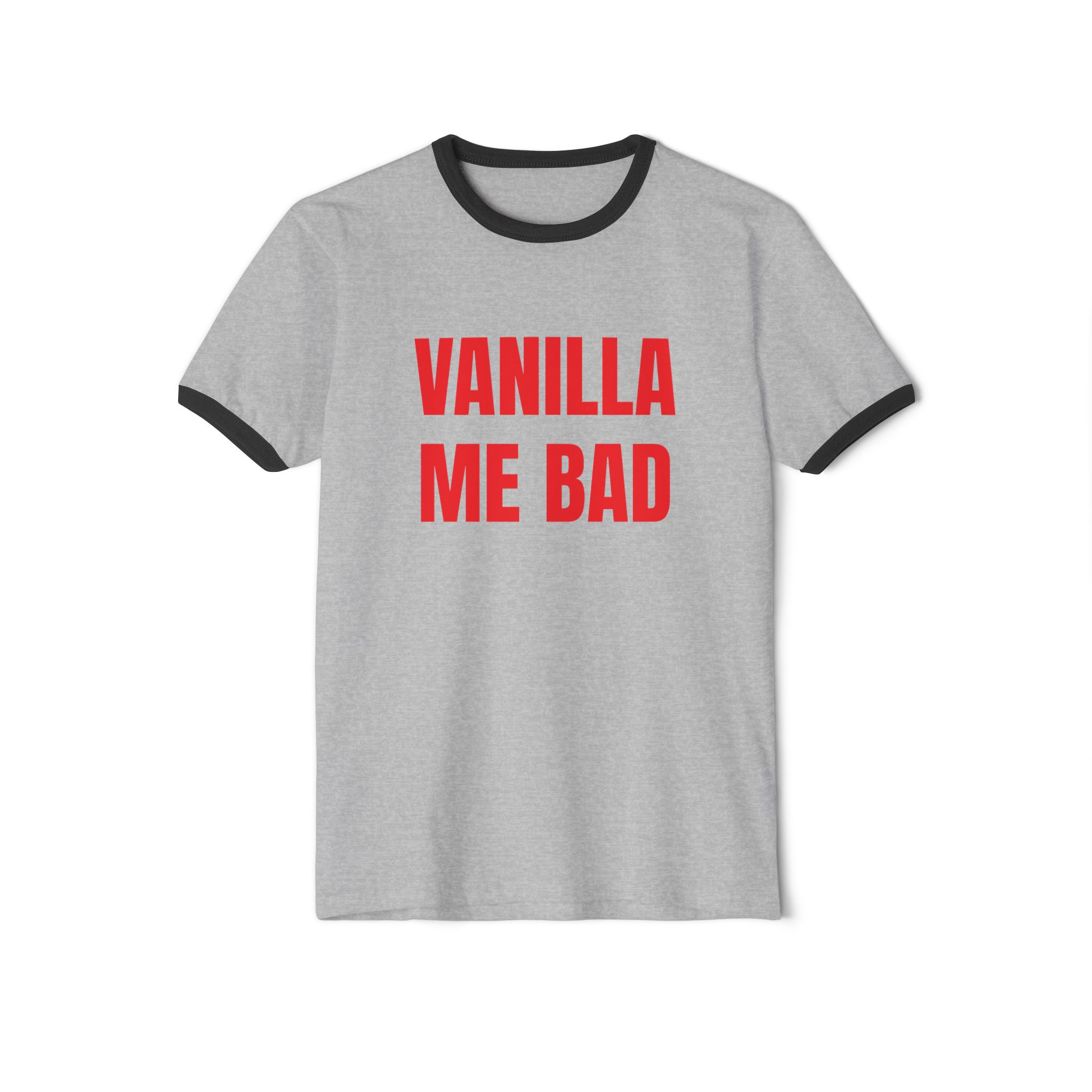 Vanilla me bad. Penny Tee.Unisex Cotton Ringer T-Shirt - Image 5