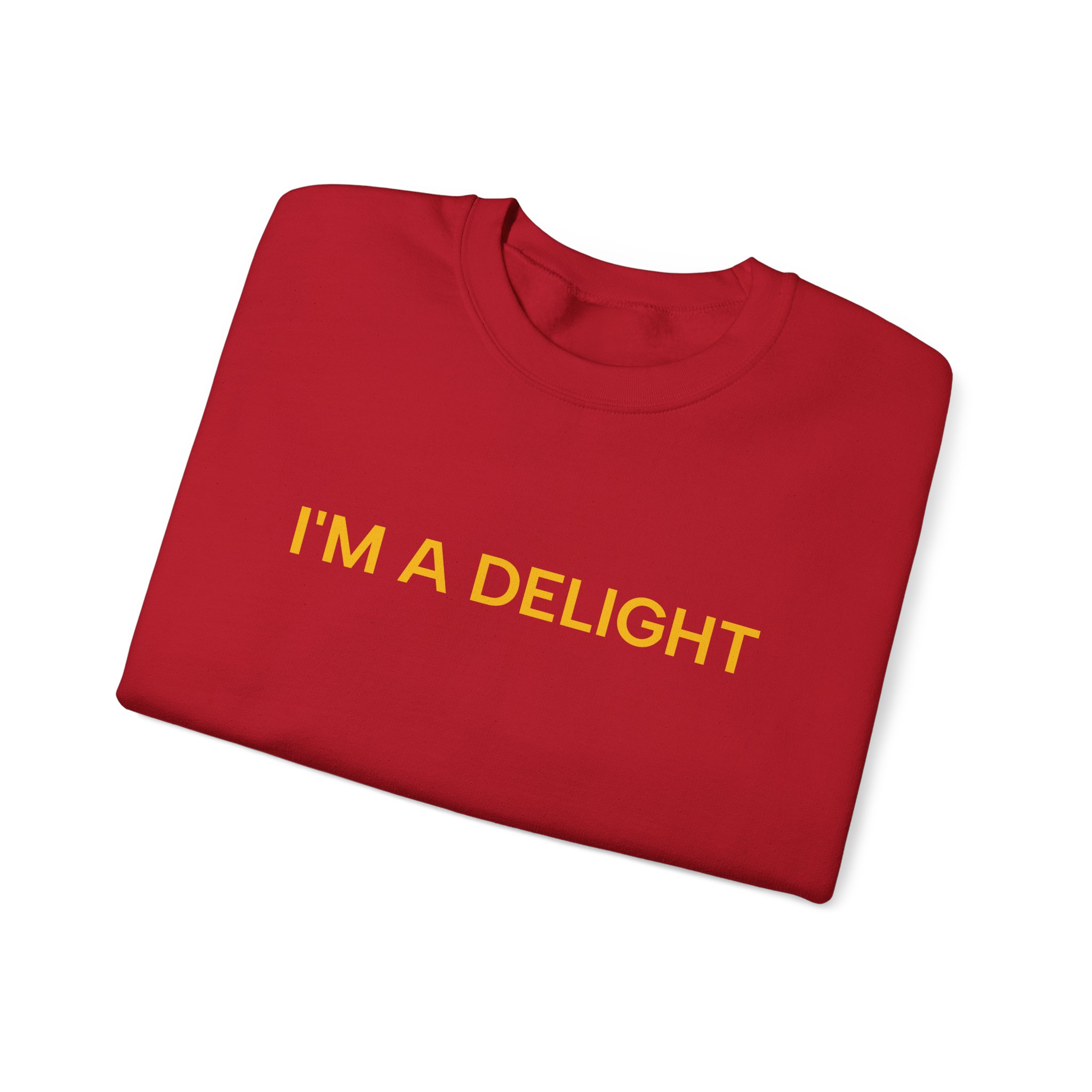 I'm a Delight Sweatshirt, Funny Cozy Graphic Pullover - Image 55
