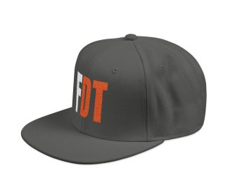 Embroidered Snapback Cap - Political Parody FDT - Forget Donald Trump Hat, Resistance Baseball Cap, Activist Headwear, Protest Snapback,