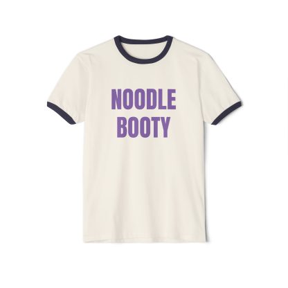 NOODLE BOOTY. Penny Tee.Unisex Cotton Ringer T-Shirt