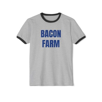 BACON FARM. Penny Tee.Unisex Cotton Ringer T-Shirt - Image 2