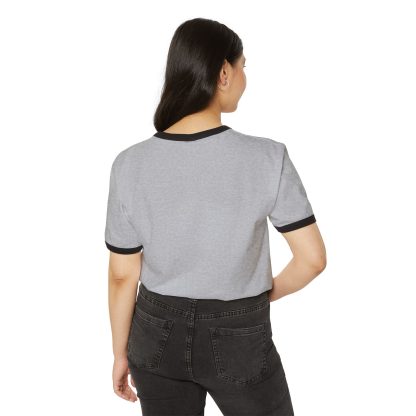 BUTTER MY QUEASY. Penny Tee.Unisex Cotton Ringer T-Shirt - Image 8