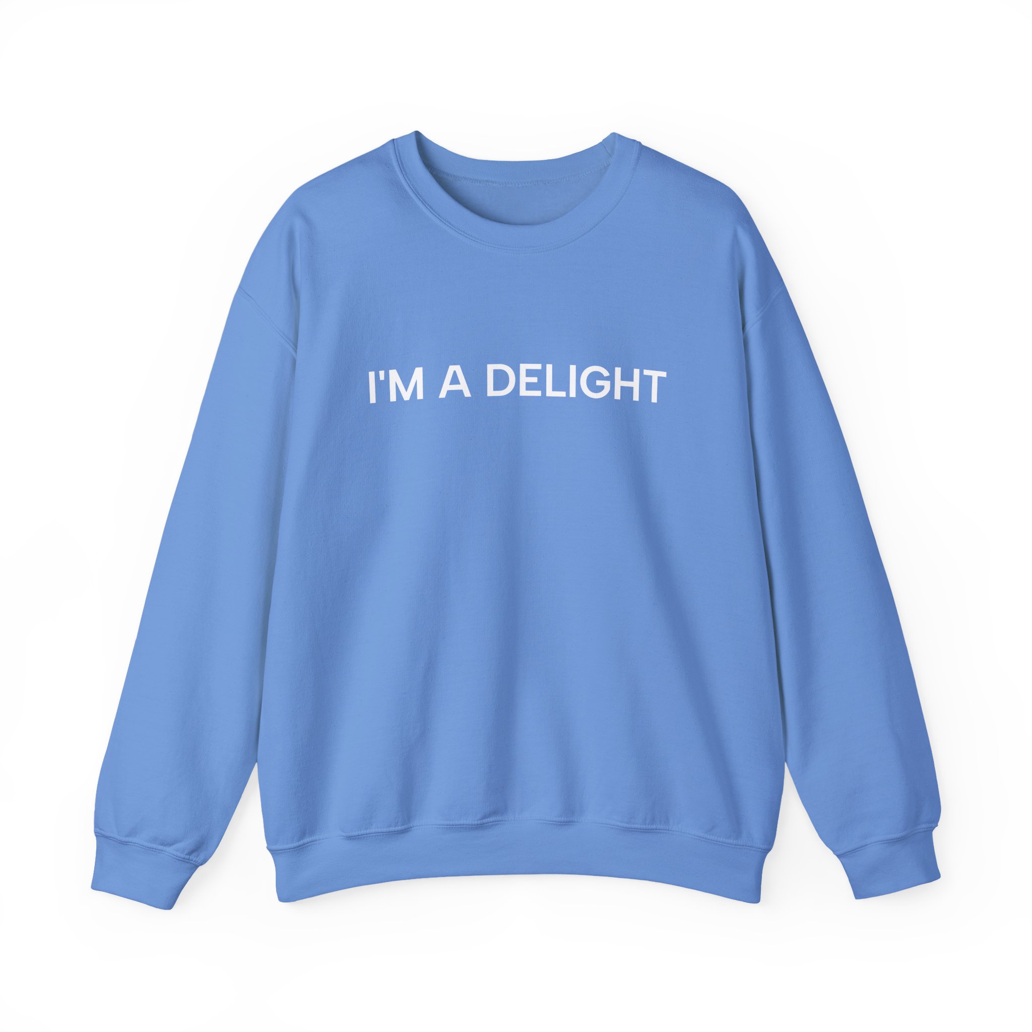 I'm a Delight Sweatshirt, Funny Cozy Graphic Pullover - Image 21
