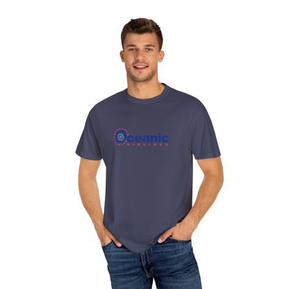 Lost Airline Unisex Garment-Dyed T-shirt, TV Show Tee, Vintage Plane Top, Flight Crew Gift, Travel Shirt - Image 56