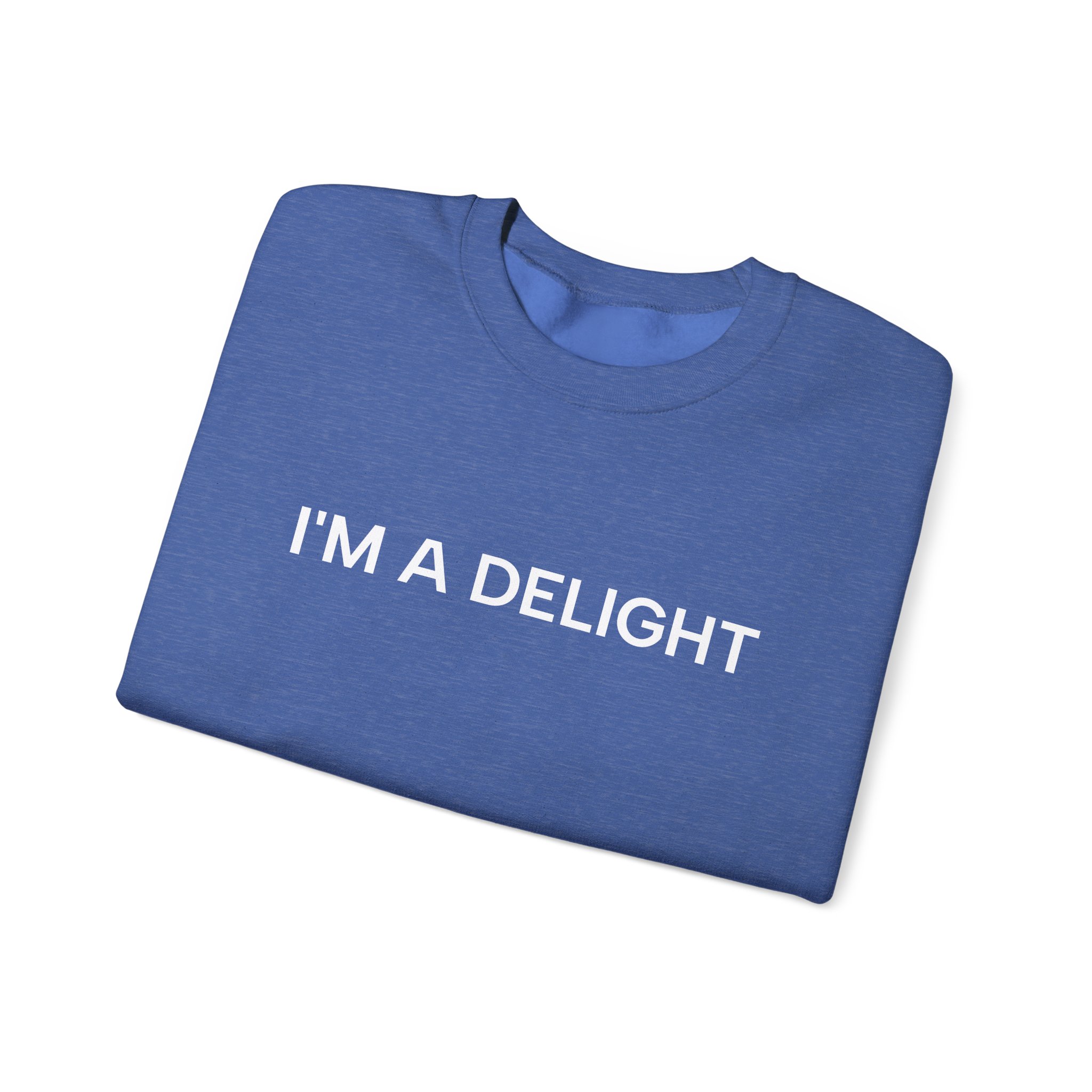 I'm a Delight Sweatshirt, Funny Cozy Graphic Pullover - Image 27