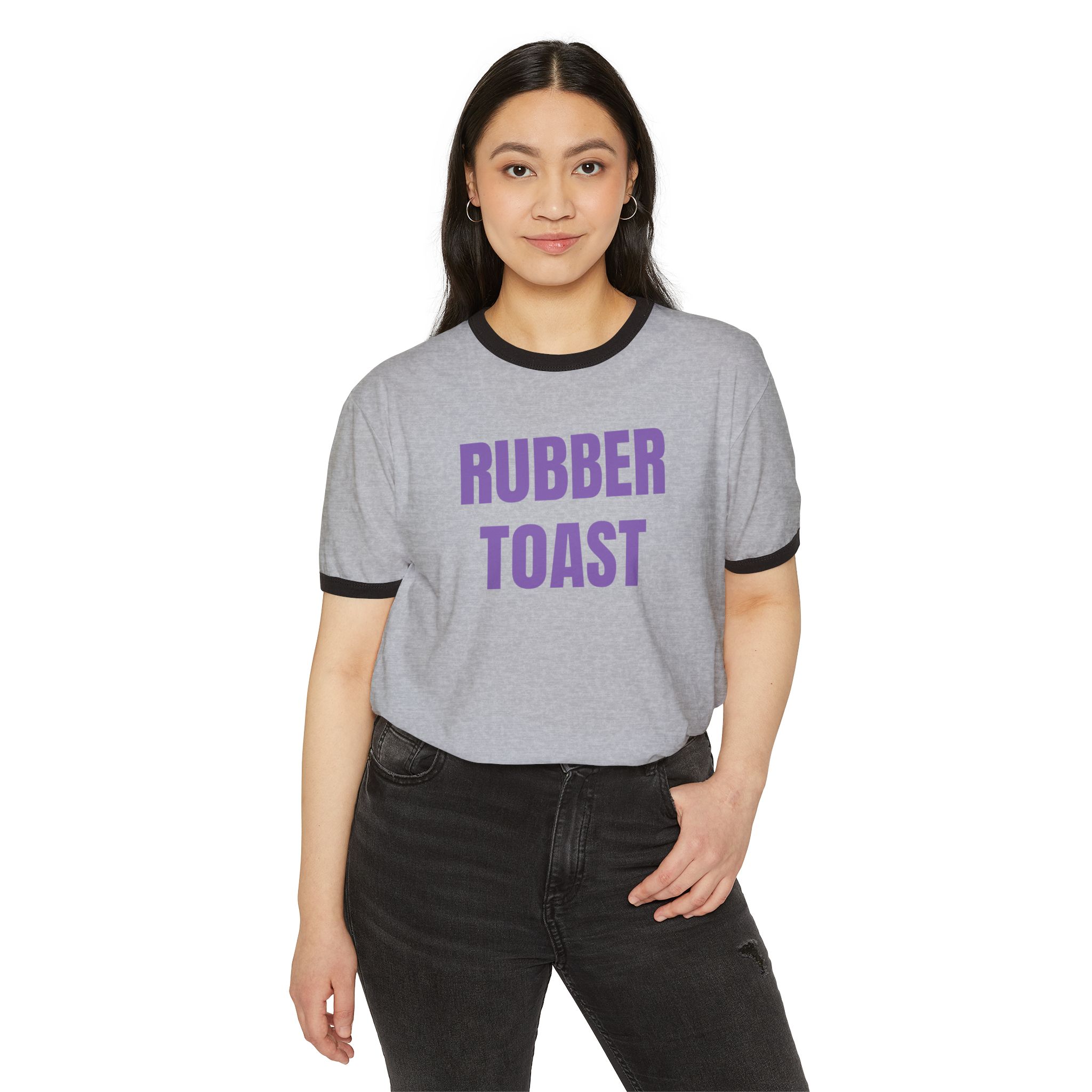 Rubber Toast. Penny Tee.Unisex Cotton Ringer T-Shirt - Image 7
