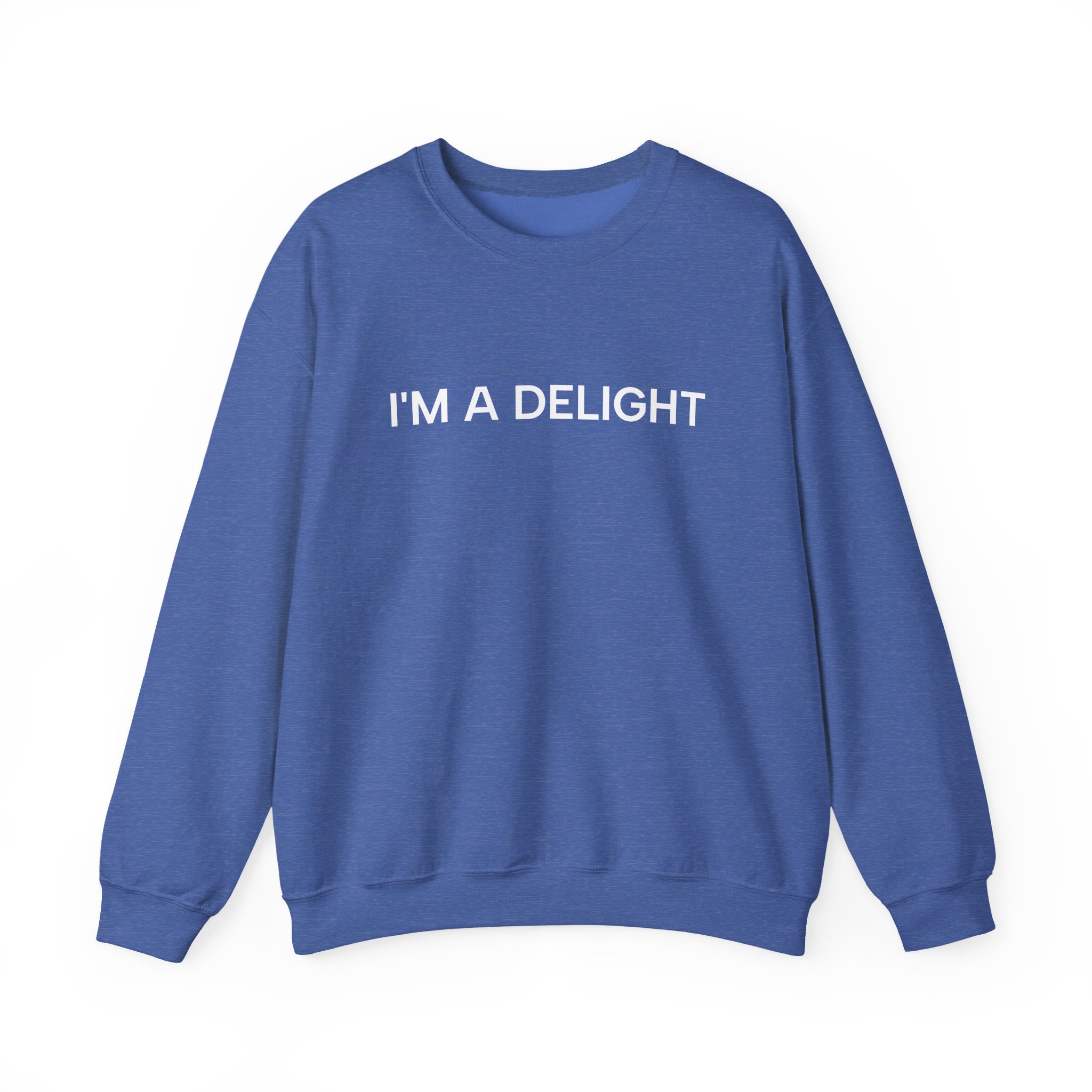 I'm a Delight Sweatshirt, Funny Cozy Graphic Pullover - Image 25