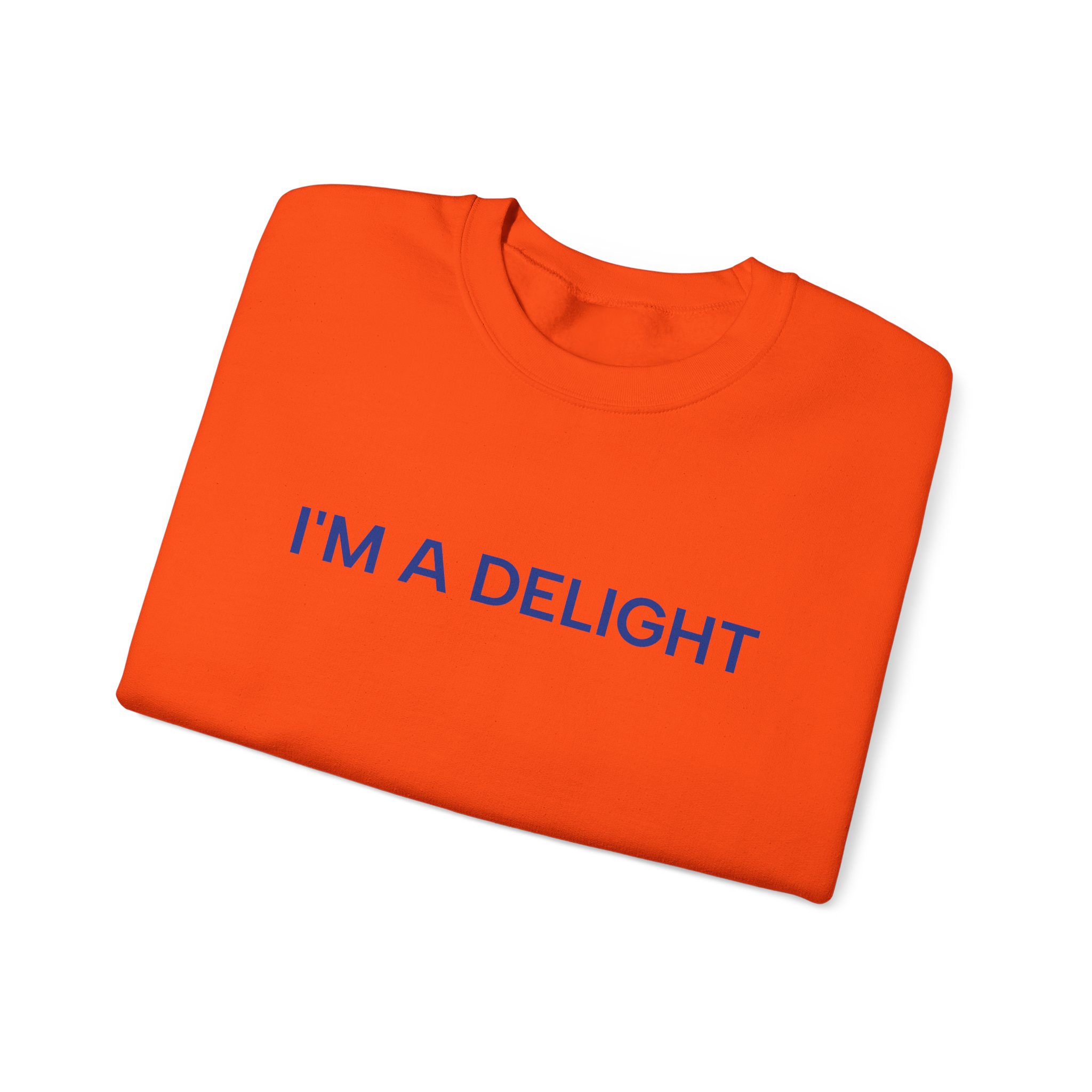 I'm a Delight Sweatshirt, Funny Cozy Graphic Pullover - Image 3