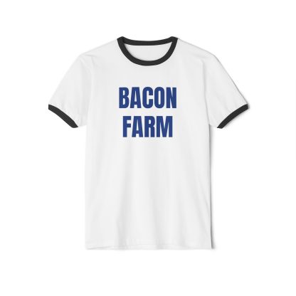 BACON FARM. Penny Tee.Unisex Cotton Ringer T-Shirt - Image 4