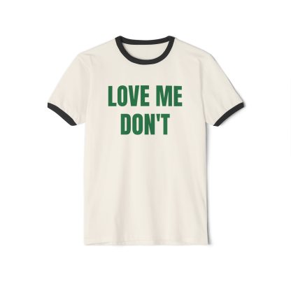 Love me don't. Penny Tee.Unisex Cotton Ringer T-Shirt - Image 3