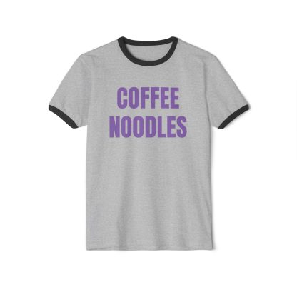 Coffee Noodles. Penny Tee.Unisex Cotton Ringer T-Shirt - Image 2