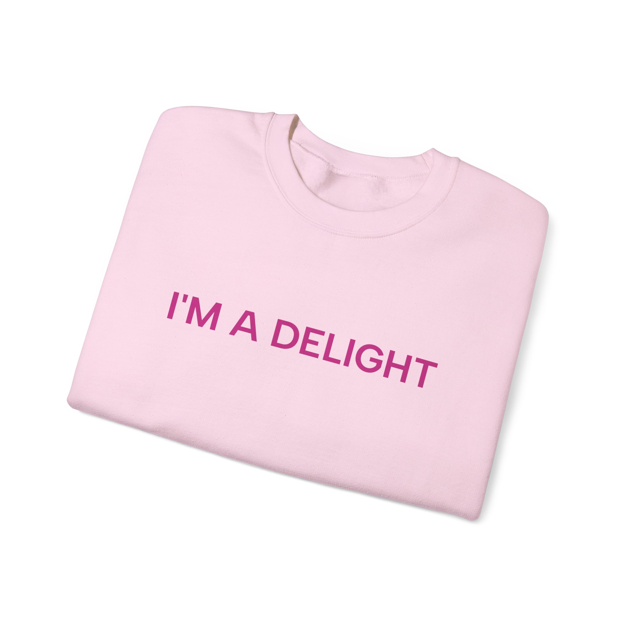 I'm a Delight Sweatshirt, Funny Cozy Graphic Pullover - Image 47